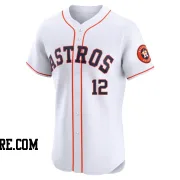 Men's Houston Astros Aledmys Diaz Elite White Home Jersey