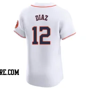 Men's Houston Astros Aledmys Diaz Elite White Home Jersey