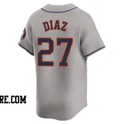 Men's Houston Astros Aledmys Diaz Limited Gray Away Jersey