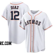 Men's Houston Astros Aledmys Diaz Replica White 2022 World Series Champions Home Jersey