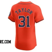 Men's Houston Astros Andrew Taylor Elite Orange Alternate Vapor Premier Jersey