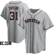 Men's Houston Astros Andrew Taylor Replica Gray Road Jersey