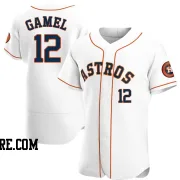 Men's Houston Astros Ben Gamel Authentic White Home Jersey