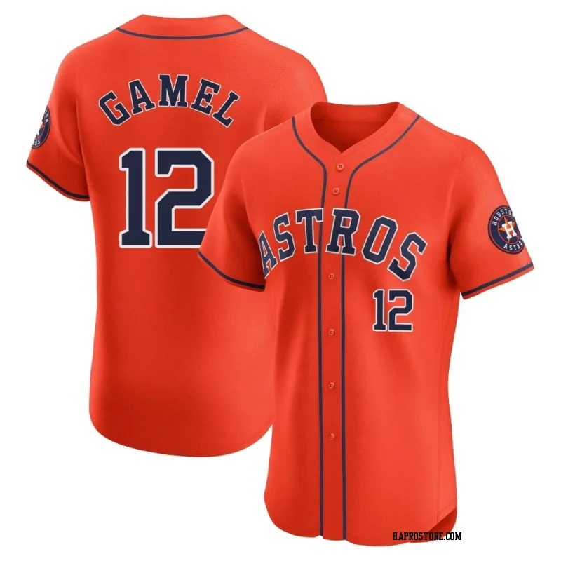 Men's Houston Astros Ben Gamel Elite Orange Alternate Vapor Premier Jersey