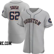 Men's Houston Astros Bennett Sousa Authentic Gray Road Jersey