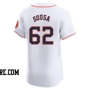 Men's Houston Astros Bennett Sousa Elite White Home Jersey