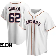 Men's Houston Astros Bennett Sousa Replica White Home Jersey