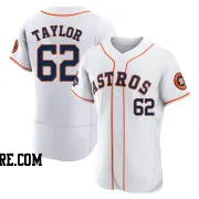 Men's Houston Astros Blake Taylor Authentic White 2022 World Series Champions Home Jersey