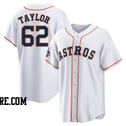 Men's Houston Astros Blake Taylor Replica White 2022 World Series Champions Home Jersey