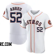 Men's Houston Astros Bryan Abreu Authentic White 2022 World Series Champions Home Jersey