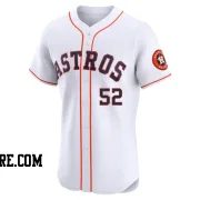 Men's Houston Astros Bryan Abreu Elite White Home Jersey