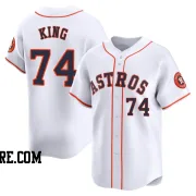 Men's Houston Astros Bryan King Limited White Home Jersey