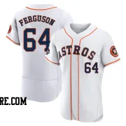 Men's Houston Astros Caleb Ferguson Authentic White 2022 World Series Champions Home Jersey