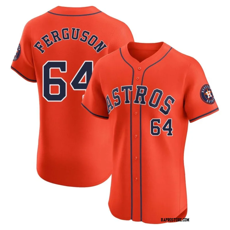 Men's Houston Astros Caleb Ferguson Elite Orange Alternate Vapor Premier Jersey