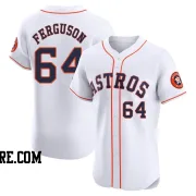 Men's Houston Astros Caleb Ferguson Elite White Home Jersey