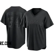 Men's Houston Astros Caleb Ferguson Replica Black Pitch Fashion Jersey