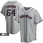 Men's Houston Astros Caleb Ferguson Replica Gray Road Jersey