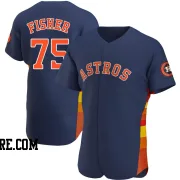 Men's Houston Astros Cameron Fisher Authentic Navy Alternate Jersey