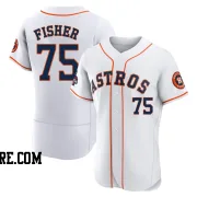 Men's Houston Astros Cameron Fisher Authentic White 2022 World Series Champions Home Jersey