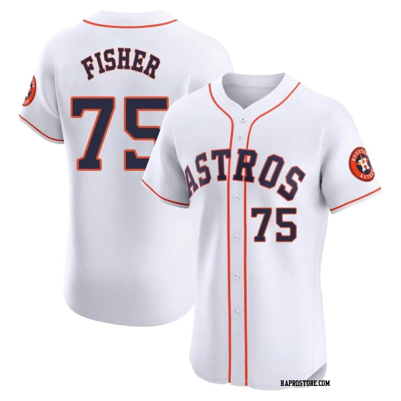 Men's Houston Astros Cameron Fisher Elite White Home Jersey