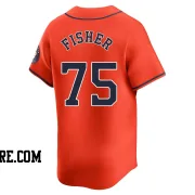 Men's Houston Astros Cameron Fisher Limited Orange Alternate Jersey