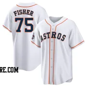 Men's Houston Astros Cameron Fisher Replica White 2022 World Series Champions Home Jersey