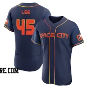 Men's Houston Astros Carlos Lee Authentic Navy 2022 City Connect Jersey