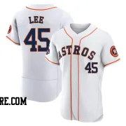 Men's Houston Astros Carlos Lee Authentic White 2022 World Series Champions Home Jersey