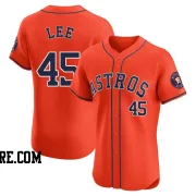 Men's Houston Astros Carlos Lee Elite Orange Alternate Vapor Premier Jersey