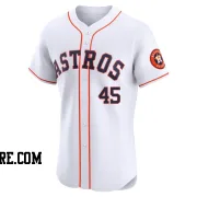 Men's Houston Astros Carlos Lee Elite White Home Jersey