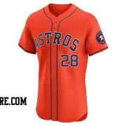 Men's Houston Astros Cesar Cedeno Elite Orange Alternate Vapor Premier Jersey