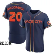 Men's Houston Astros Chas McCormick Authentic Navy 2022 City Connect Jersey