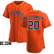 Men's Houston Astros Chas McCormick Authentic Orange Alternate Jersey