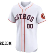 Men's Houston Astros Custom Elite White Home Jersey