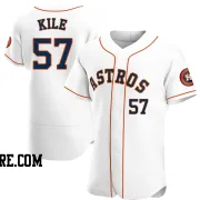 Men's Houston Astros Darryl Kile Authentic White Home Jersey