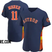 Men's Houston Astros Denis Menke Authentic Navy Alternate Jersey