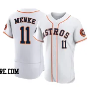 Men's Houston Astros Denis Menke Authentic White 2022 World Series Home Jersey