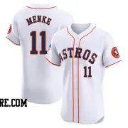 Men's Houston Astros Denis Menke Elite White Home Patch Jersey