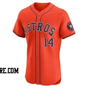 Men's Houston Astros Derek Bell Elite Orange Alternate Vapor Premier Jersey