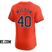 Men's Houston Astros Don Wilson Elite Orange Alternate Vapor Premier Jersey