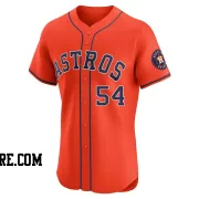 Men's Houston Astros Dylan Coleman Elite Orange Alternate Vapor Premier Jersey