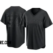 Men's Houston Astros Dylan Coleman Replica Black Pitch Fashion Jersey