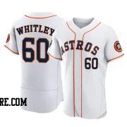 Men's Houston Astros Forrest Whitley Authentic White 2022 World Series Home Jersey