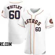 Men's Houston Astros Forrest Whitley Authentic White Home Jersey