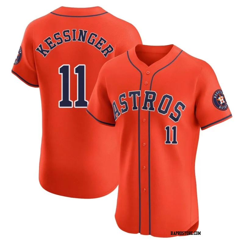 Men's Houston Astros Grae Kessinger Elite Orange Alternate Vapor Premier Jersey