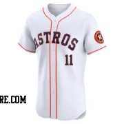 Men's Houston Astros Grae Kessinger Elite White Home Jersey