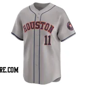 Men's Houston Astros Grae Kessinger Limited Gray Away Jersey