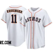 Men's Houston Astros Grae Kessinger Replica White 2022 World Series Home Jersey