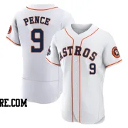 Men's Houston Astros Hunter Pence Authentic White 2022 World Series Champions Home Jersey