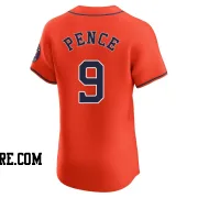 Men's Houston Astros Hunter Pence Elite Orange Alternate Vapor Premier Jersey